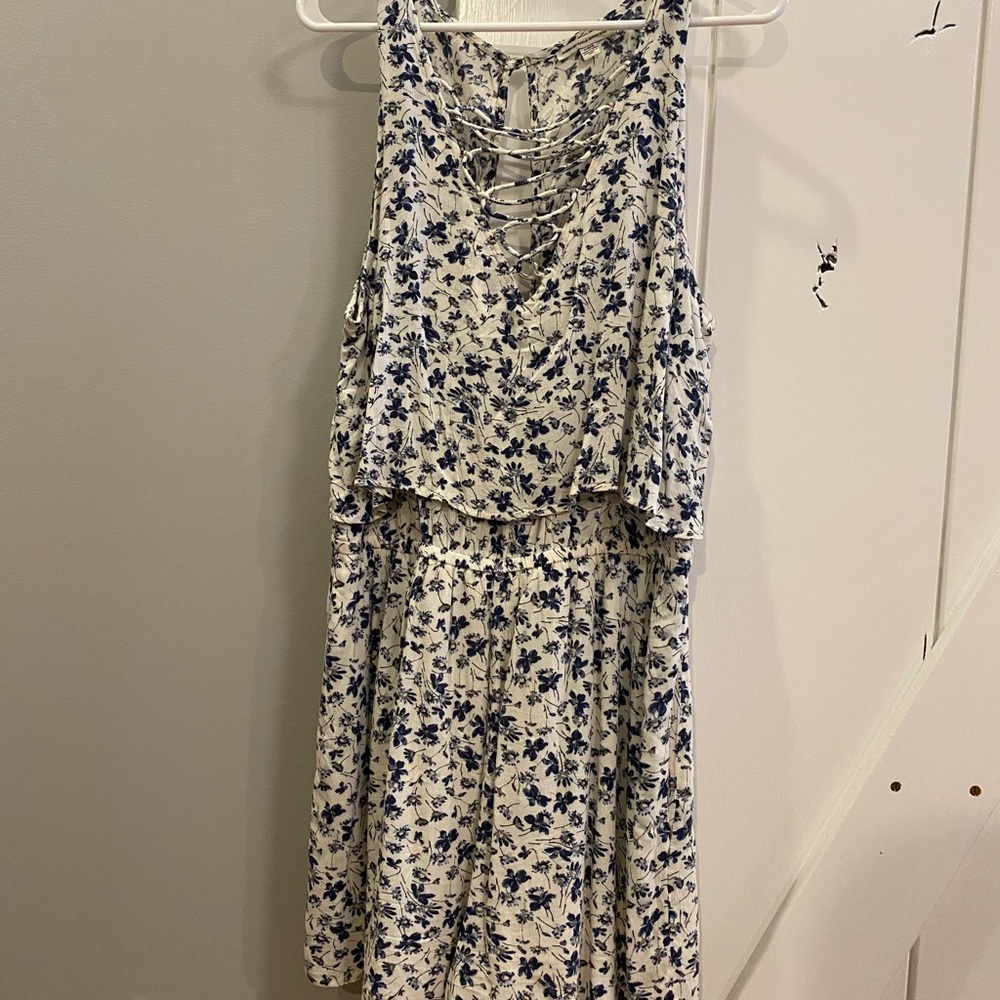 American Eagle floral romper